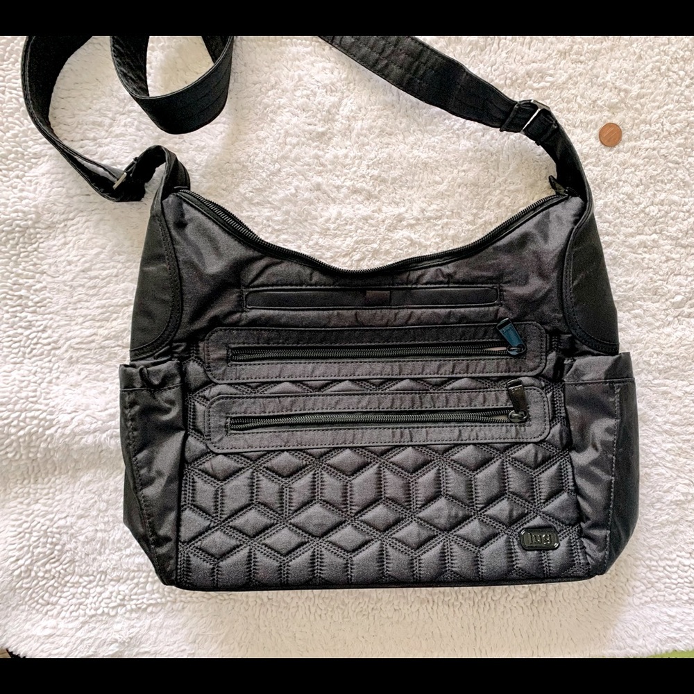 Lug camper 3 in shimmer black